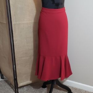 Pencil skirt.